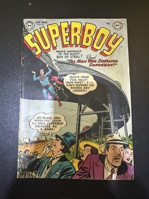Superboy #28 (DC Comics October-November 1953) Very Good Condition 2.0