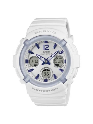 Reloj para mujer CASIO BABY-G BGA-2800-7A3JF radio solar blanco sin usar en caja - Imagen 1 de 4