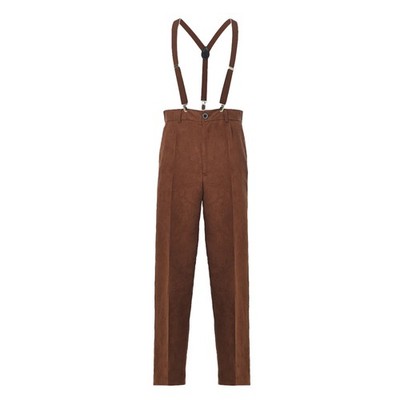 Men's Pioneer Colonial Pants Medieval Peasant Bottoms Halloween Trousers & Belts