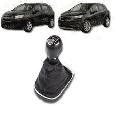 Pomello Leva del Cambio Compatibile con Opel Mokka X Chevrolet Trax 6 Marce Nero