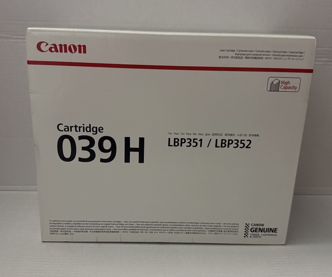 Canon 039H 0288C001 Black Toner Cartridge