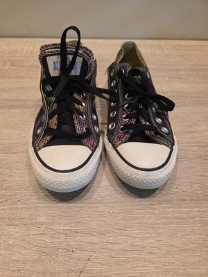 CONVERSE CHUCK TAYLOR ALL STAR WOMEN'S DOUBLE UP OX SNEAKER SIZE 8