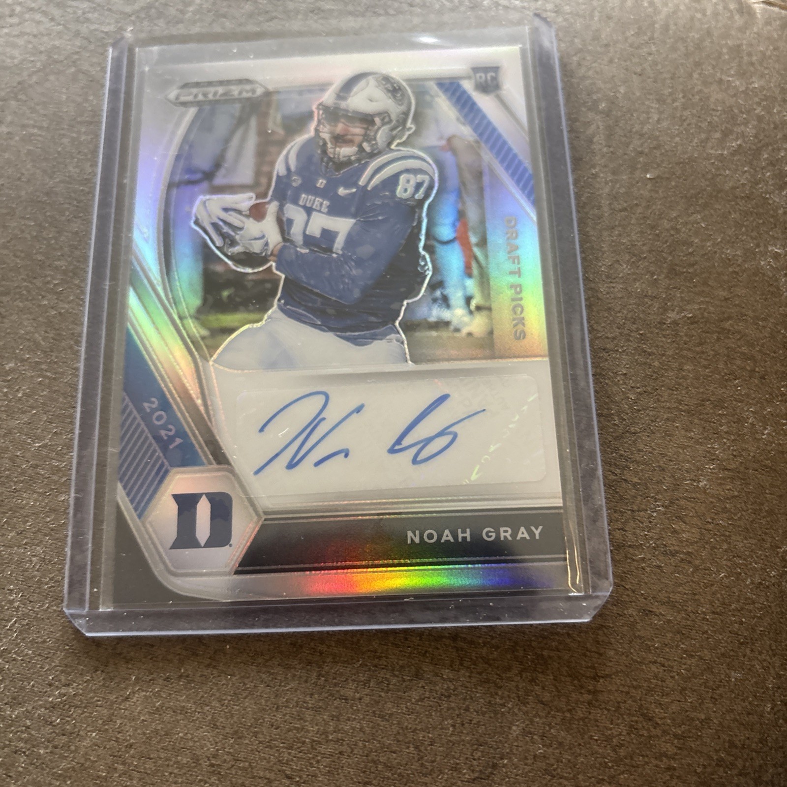 Noah Gray Panini Prizm Draft Picks Draft Picks Autographs #DPANOG Silver