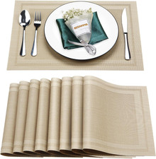 Premium Heat-Resistant Placemats Set of 8
