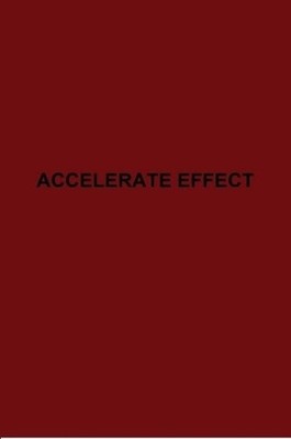 Accelerate Effect by Robert Carlberg (English) Paperback Book
