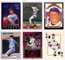 Roger Clemens 6 Card Lot MLB Boston Fleer 1991 Pro Visions Donruss D Kings, Aces