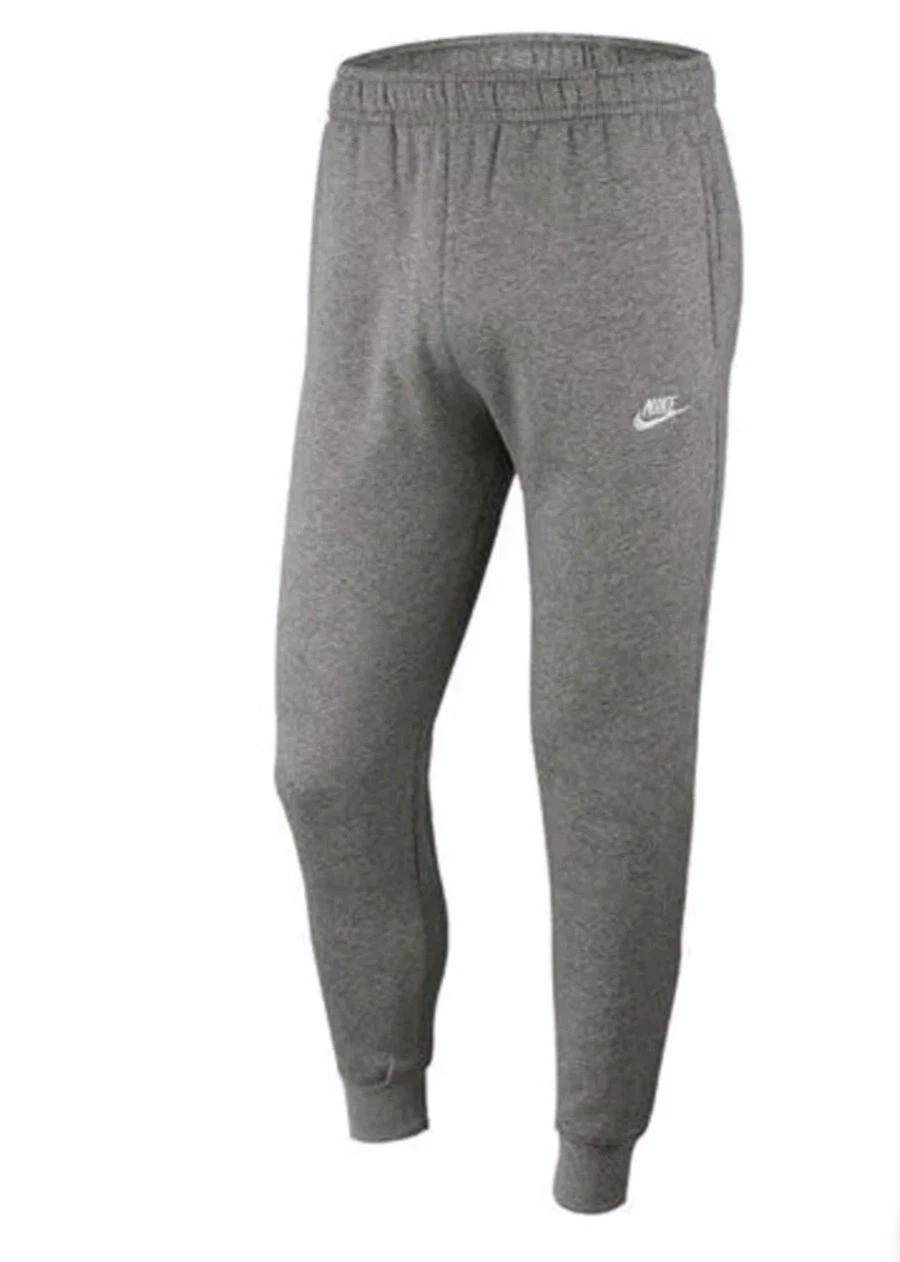 Nike Mens Club Fleece Jogger Sweatpants Charcoal Grey Size Small BV2671-071 NEW