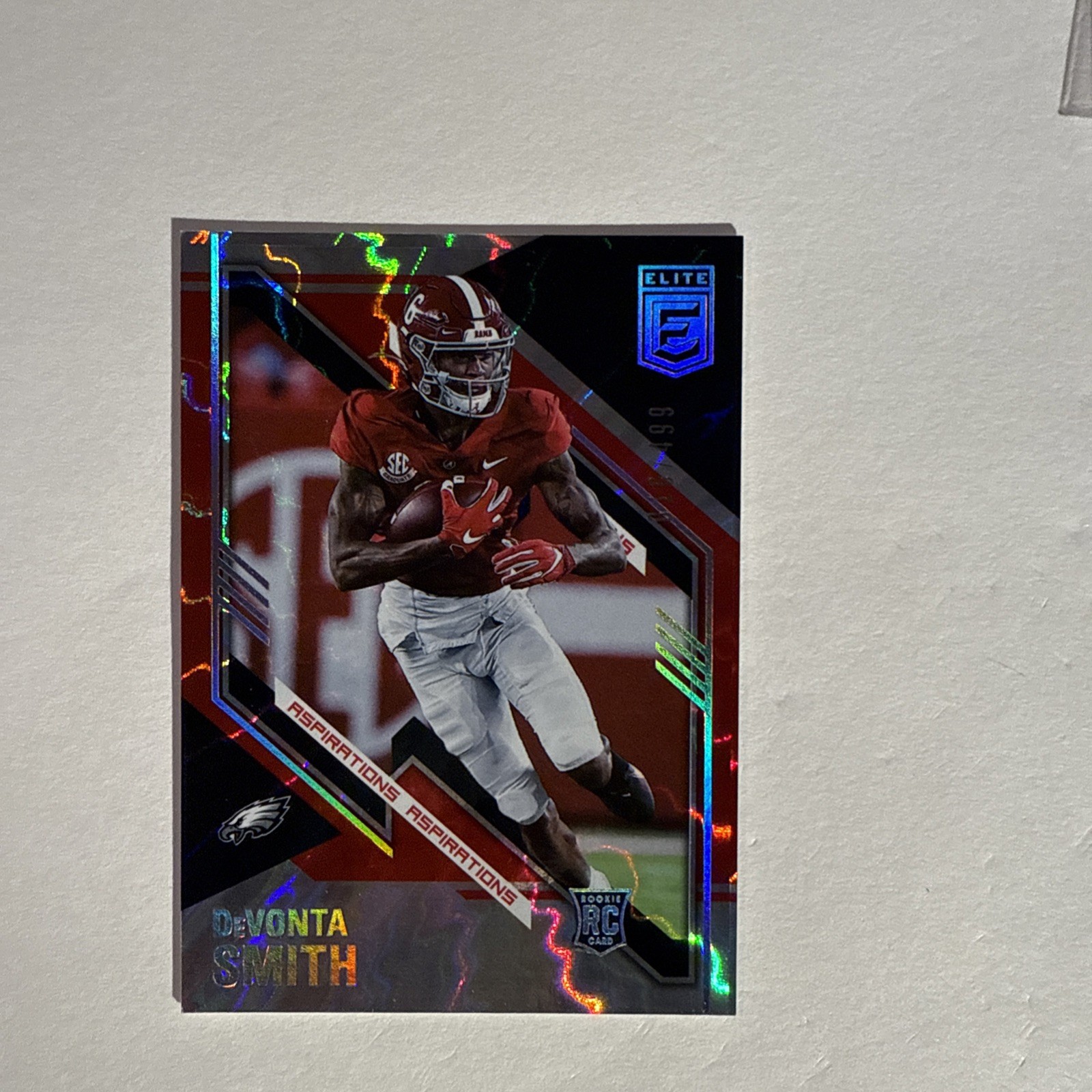 2021 Panini Donruss Elite - Rookies Devonta Smith #120 Aspirations Shimmer /499 