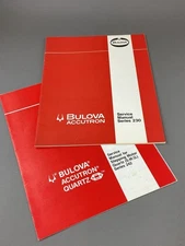 Vintage BULOVA ACCUTRON Series 230 and Series 242 Service Manual Booklets