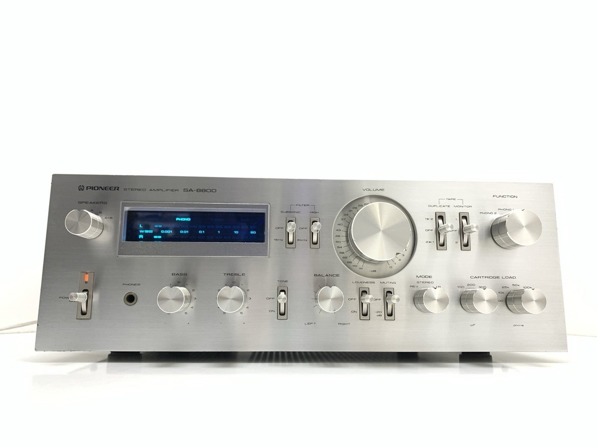 PIONEER Sa 8800 Stereo Amplifier 2X 80Watts RMS Blue Line