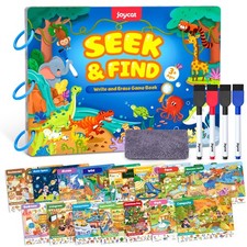 JoyCat Seek  Find Game Books - Preschool Learning 12.28 x 8.74 x 1.77 inches