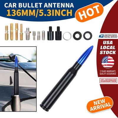 Blue & Black 5.3inch Bullet Style Antenna Fits For Toyota Avalon 2000-2021