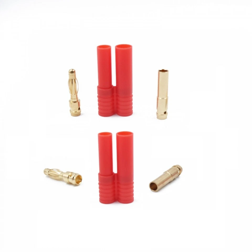 10pcs/set Turnigy HXT 4MM Bullet Connector Plug & Housing for Lipo ESC RC Car - Image 4 of 4