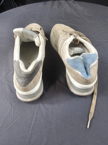 New Balance 574 Core White White Beige Men Size 8.5 Used - Picture 4 of 12