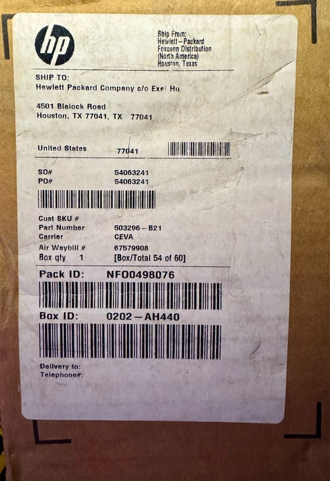 HP HSTNS-PL14 499250-201 499249-001 460W HE 12V power supply PS-2461-1C-LF - Image 2 of 2