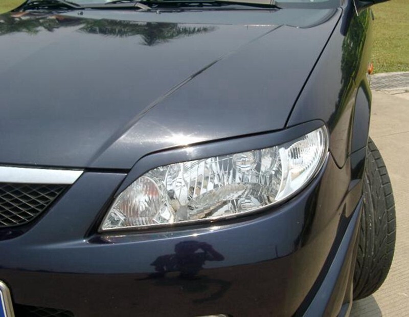 Fit For Mazda 01-03 Protege 323 JDM Sport Headlights Eyebrow