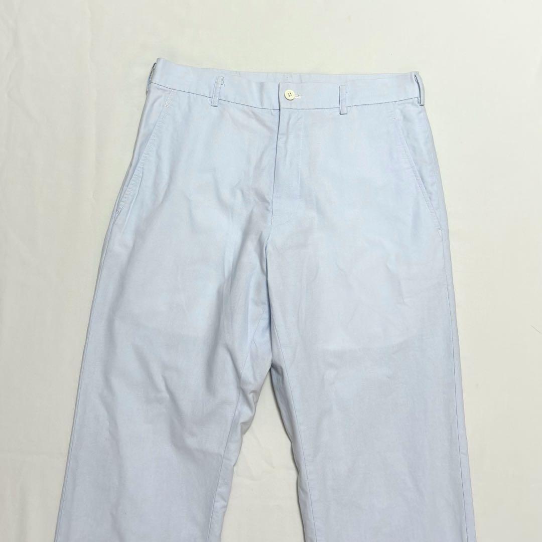 Comme Des Garçons Homme Tanaka Light Blue Cotton Slacks 90S Comme Des Garçons Homme Tanaka Light Blue Cotton Slacks 90S