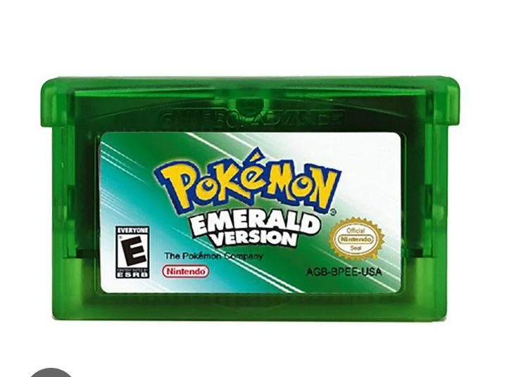 Pokémon Emerald Version GBA Authentic Game Cartridge Only (Tested)