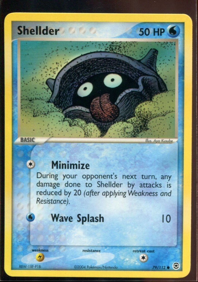 Shellder - ex FireRed & LeafGreen 79/112 2004 NM Pokemon