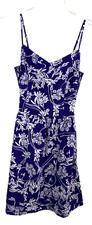 gap women's purple and white sun dress size 4
