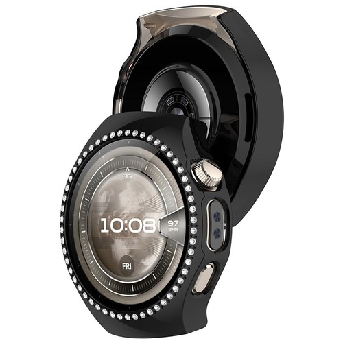 Einzelne Zeile Diamant ausgehöhlt Schutzhülle Uhr Abdeckung für Huawei Watch5 - Zdjęcie 7 z 29