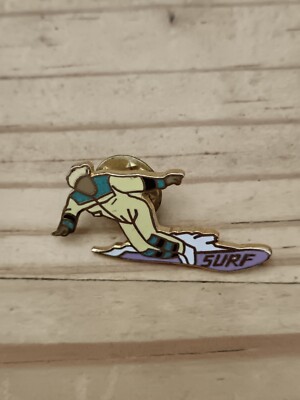Pin's Pins Pin Emaille 23 DÄMONEN UND WUNDER Sport Schneefall ''SURFEN'' 