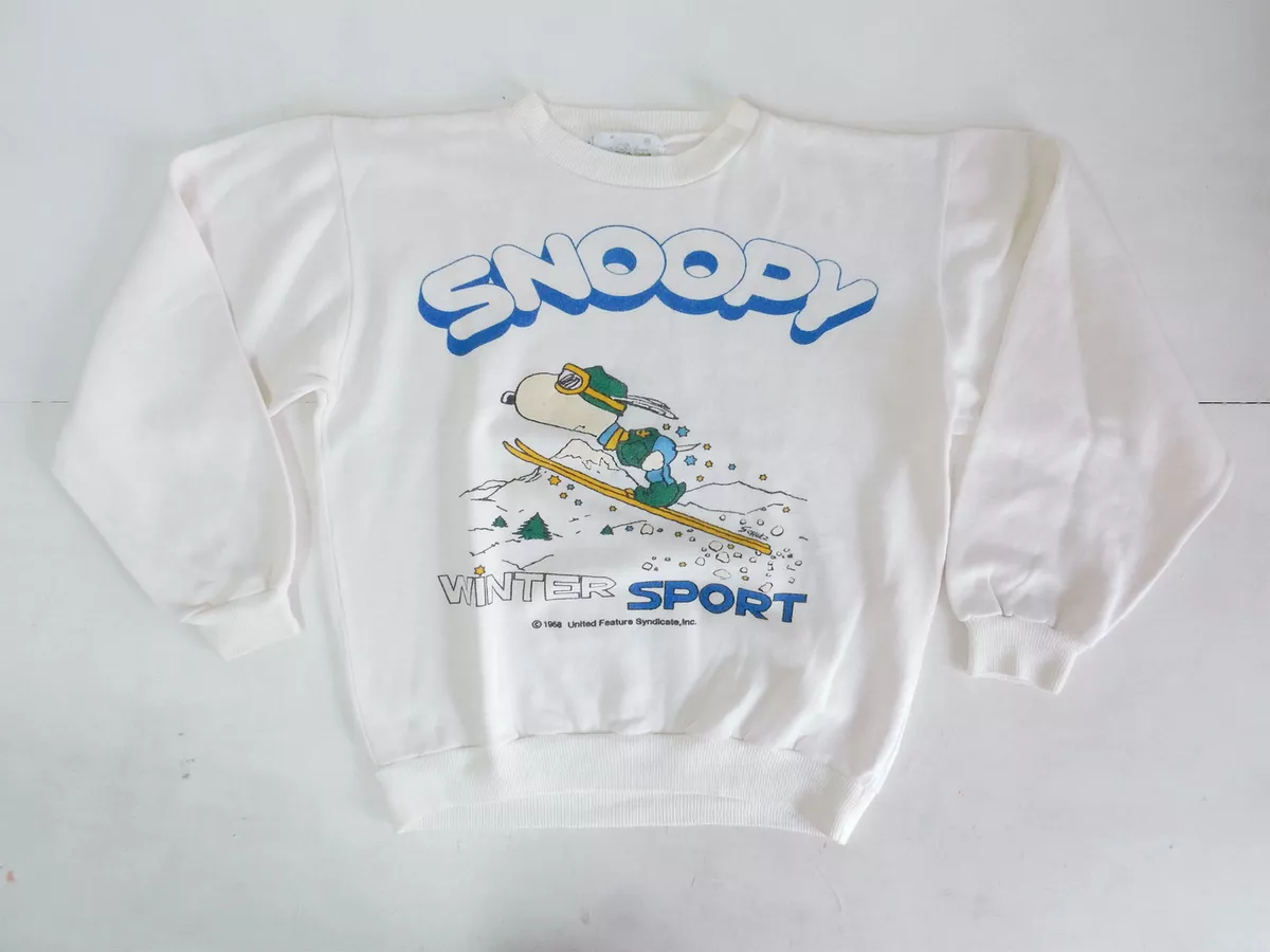 SNOOPY SCHULZ RIMBOLI 1958 UNITED SYNDACATE VINTAGE JACKET SWEATSHIRT SWEATSHIRT