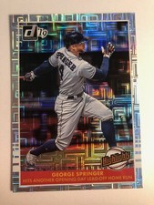 2019 Donruss Action Highlights Vector George Springer Astros H6