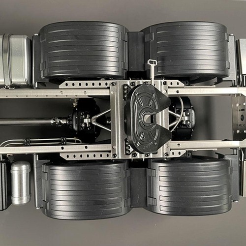 1/14 RC Tractor Truck Tow Vehicle Metal 6x4 Chassis Speed Transmission Sound - Picture 8 of 9