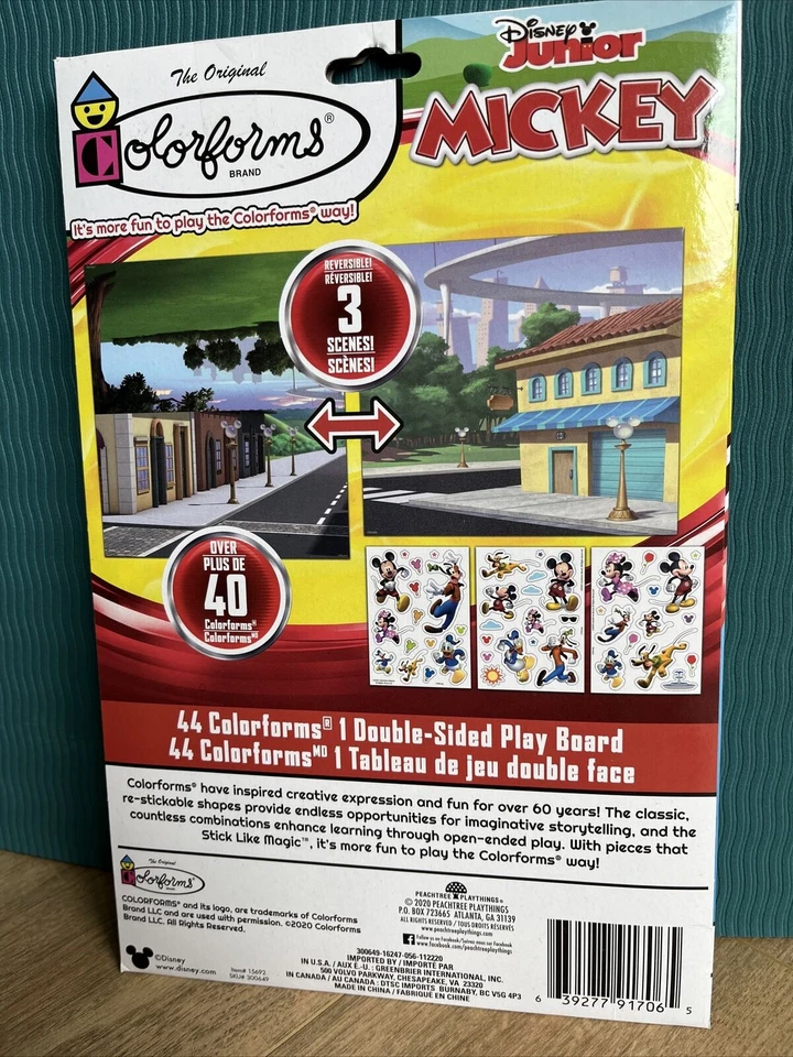 Mickey Mouse Colorforms Disney Junior Adventure Sticker Story Peel Stick FunPack - Image 2 of 3