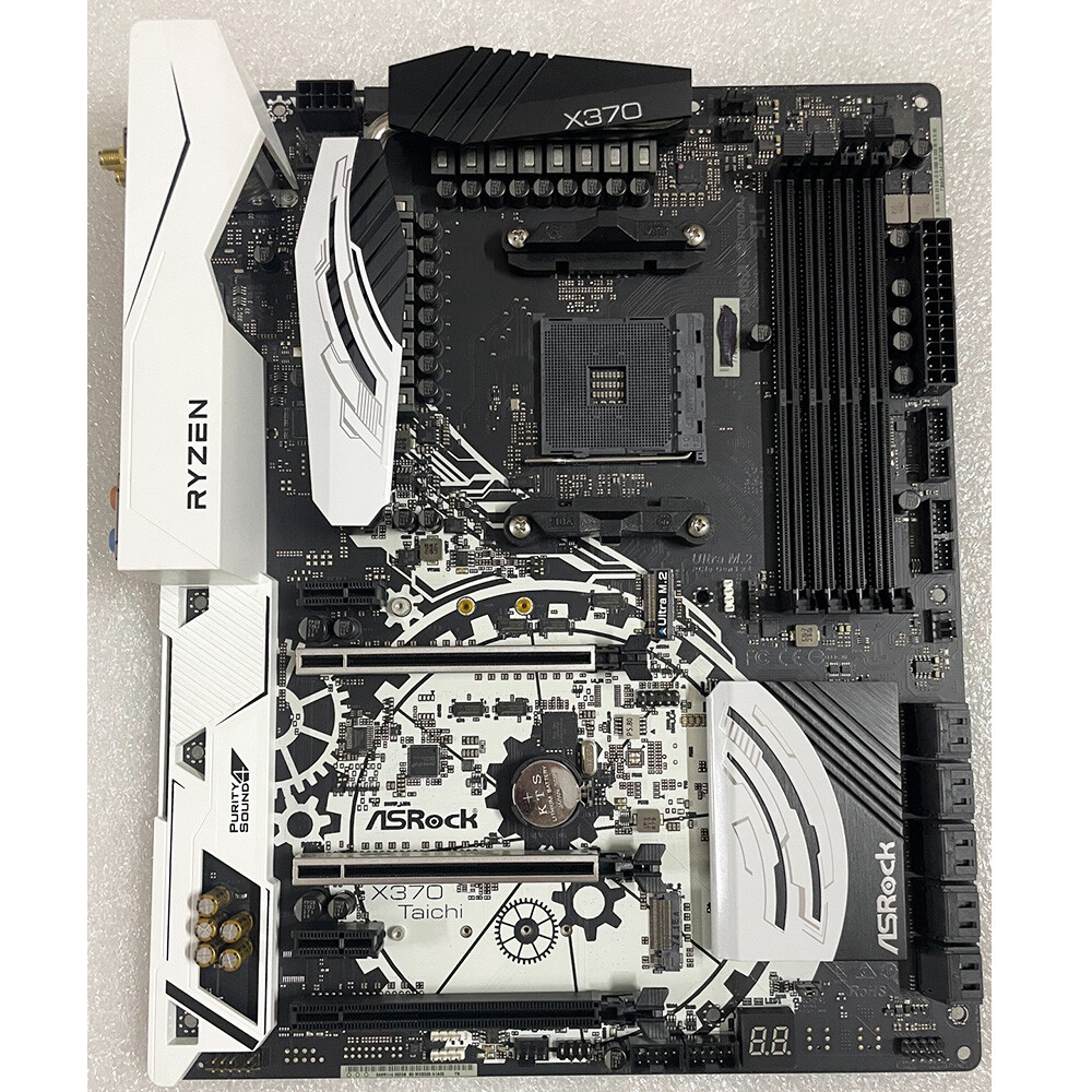 For ASRock X370 Taichi Socket AM4 DDR4 2×M.2 10×SATA III ATX