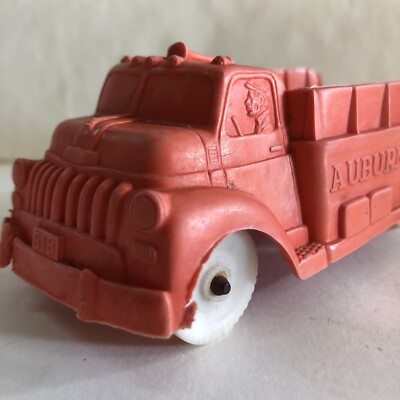 【期間限定特価】 Rubber Auburn 1950s Vintage Co White #518 Truck Delivery 自動車