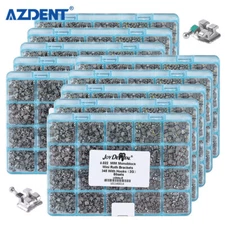 20/50 Sets Dental Orthodontics MIM Monoblock Brackets Mini Roth/MBT Hooks 345 J