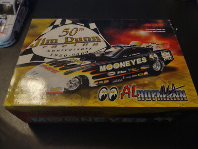 VINTAGE ACTION DIECAST AL HOFMANN MOONEYES FUNNY CAR (IN BOX) WITH
