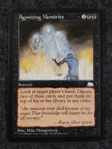Agonizing Memories Magic the Gathering Weatherlight MTG NM No play.....(DS3D1J9) - Picture 15 of 24
