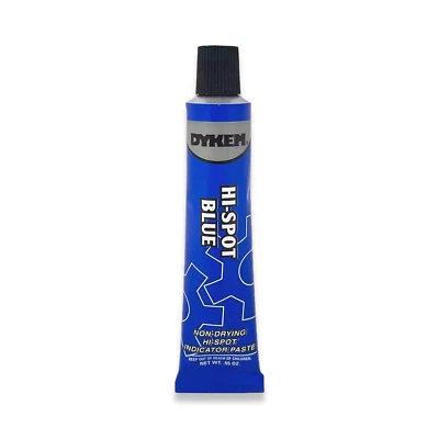 Dykem Hi-Spot Blue .55oz Tube Paste For Identifying High Spots On Bearings
