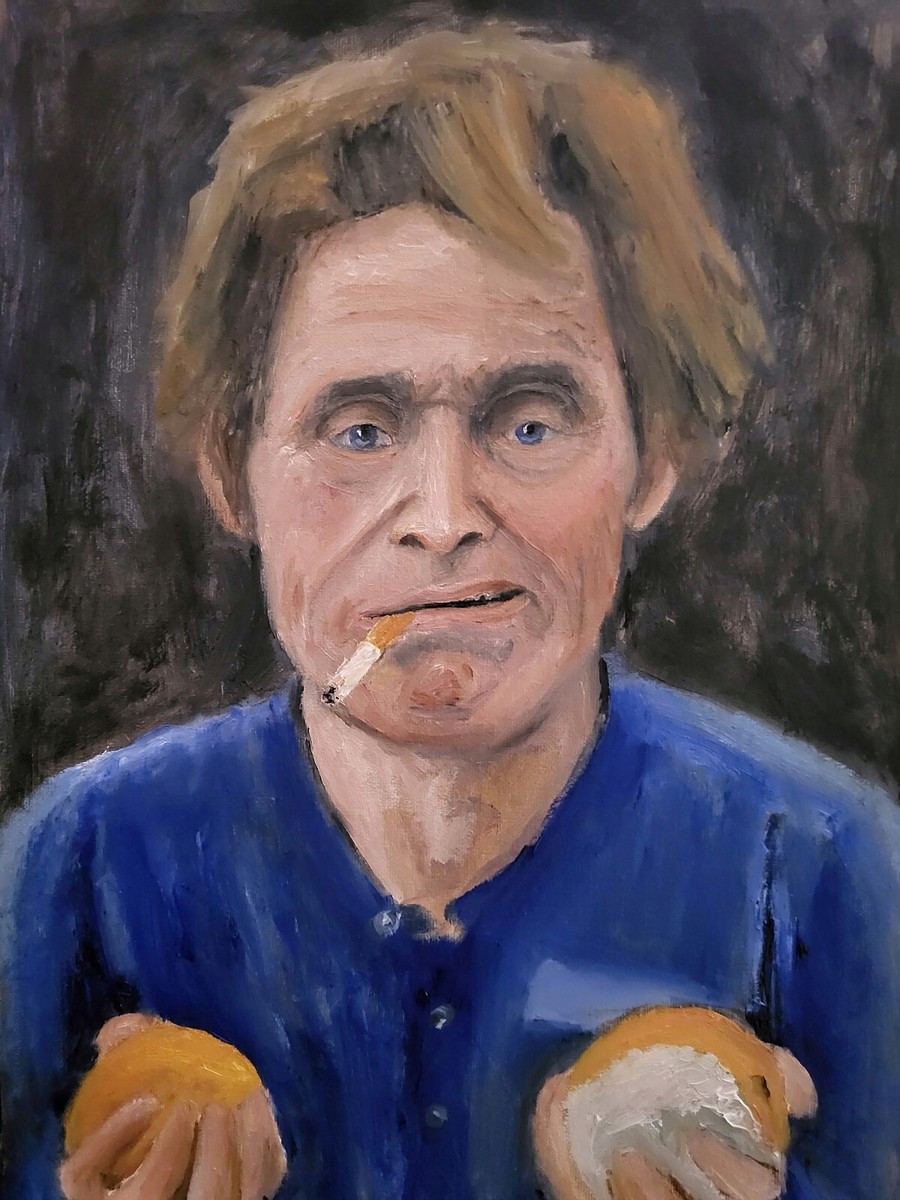 willem dafoe smoking cigarette 