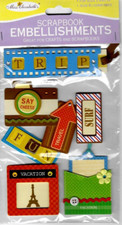 Miss Elizabeth's Scrapbook Embellishments - Travel / Vacation