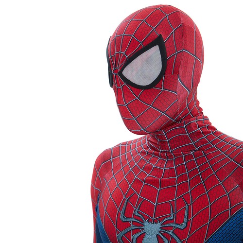 Amazing Spider-man 2 Jumpsuit Spiderman Tights Cosplay Costume Halloween Suit - Picture 19 of 23
