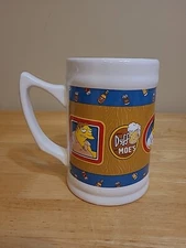  The Simpsons Moe's Tavern Beer Mug Collectible Neca 2003 Duff Homer Barney Moe