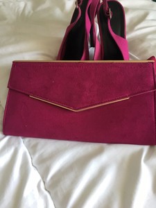red clutch bag ebay