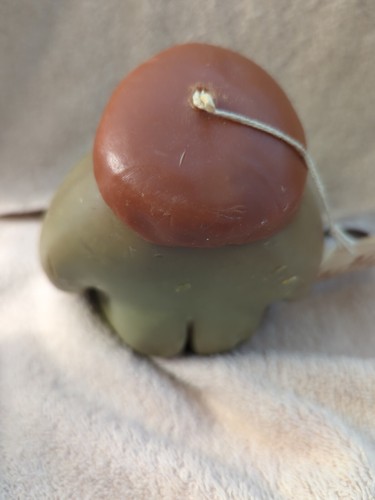 Vintage Mini Meepuls 1974 Novelty Wax Candle Unburned W/ Tag Nose Picker RARE - Picture 7 of 13