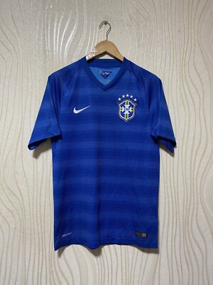NIKEナイキ2014-2015サッカーブラジル代表アウェイユニフォームシャツ青 s-l400.jpg