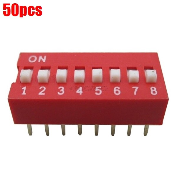 2pzi Interruttore DIP Switch 4 PIN Contatti 2,54mm Vie Poli - Foto 8
