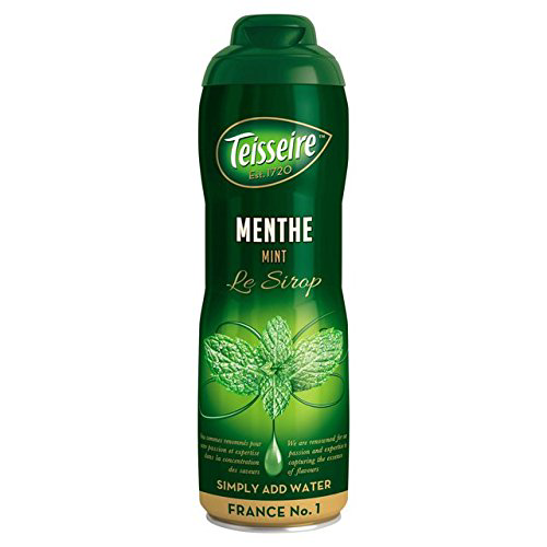 Mint Syrup Concentrate 600ml for Drinks Sodas and Teas