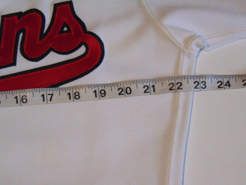 1990s Vintage Jim Thome Signed Cleveland Indians Jersey Size 42 COA Made in US - Picture 15 of 19