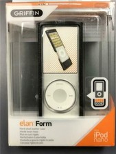 Griffin Elan Form Custodia a guscio rigido Pelle nero per Apple iPod Nano 4°Gen