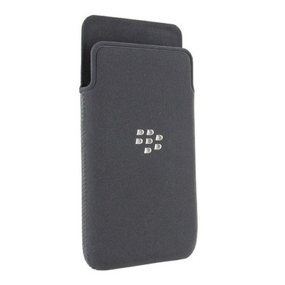 BLACKBERRY Z10 OEM MICROFIBER POCKET POUCH CASE SLEEVE w ID SLOT (ACC-49282-301)