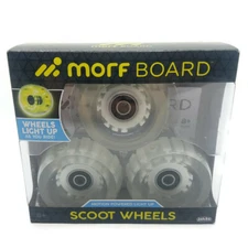 morfBOARD Motion Powered Light Up Scoot Wheels New Unopened Free Shipping