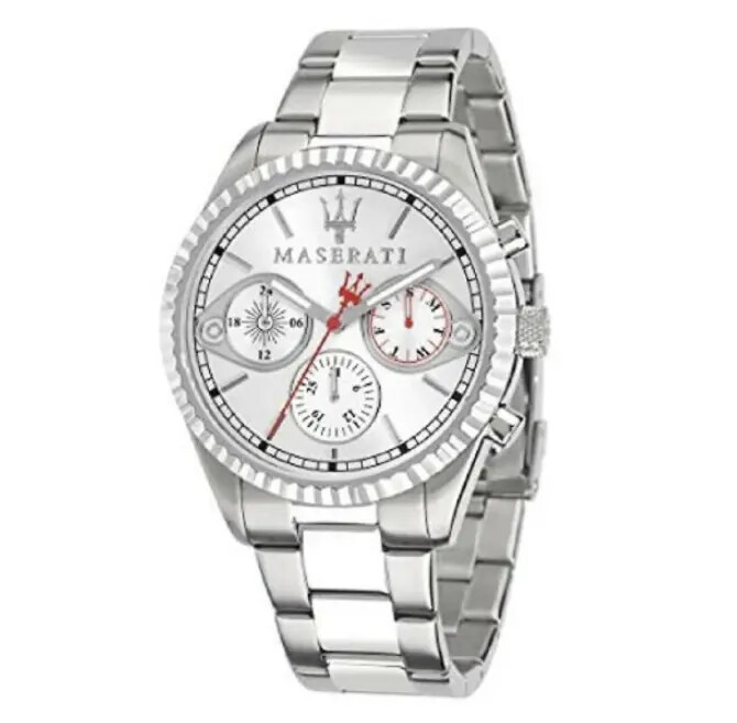 Montre Homme Maserati R8853100017 cadran bleu et bracelet acier 43 mm